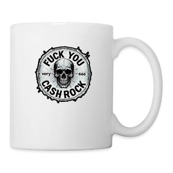 Cashrock 666 Fuck You - Tasse - Weiß - Rechts
