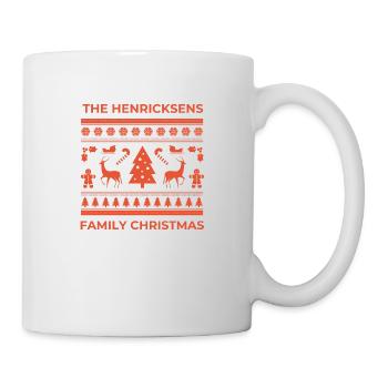 Family christmas - Tasse - Weiß - Rechts
