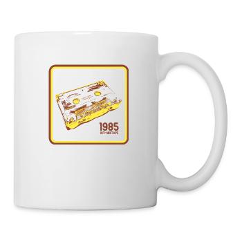 Retro Tape Love - Version Yellow - Mug - white - Right