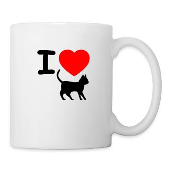 Félin - Mug blanc - blanc - Droite