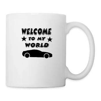 Auto - Tasse - Weiß - Rechts