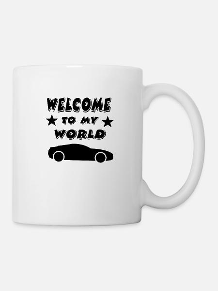 Auto - Tasse - Weiß