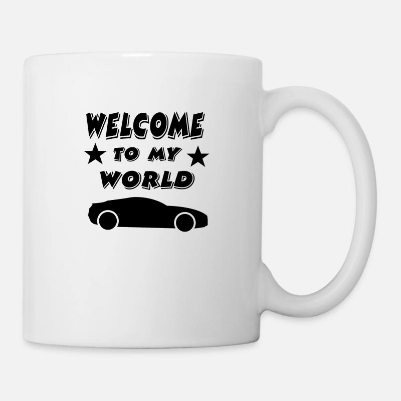 Auto - Tasse - Weiß