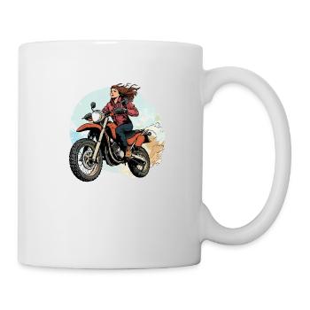 Ready to Roam : la liberté sur deux roues ! - Mug blanc - blanc - Droite