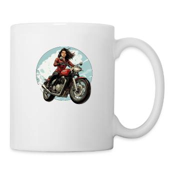 Ride Your Freedom: Das Abenteuer beginnt jetzt! - Tasse - Weiß - Rechts