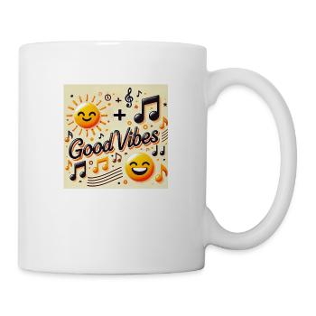 Sunshine + Music = - Mug - white - Right