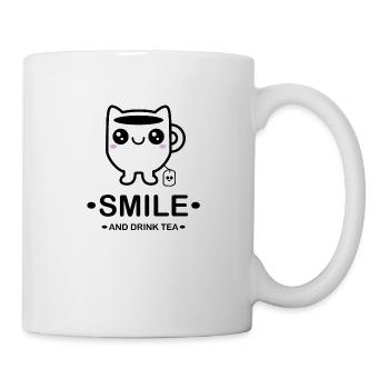 Design "Simple Smirk" - Mug - white - Right