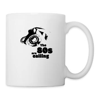 the 80s are calling - B/W style - Mug - white - Right