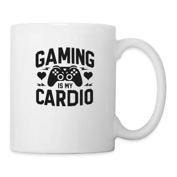 Gaming ist mein Cardio - Tasse - Weiß - Rechts