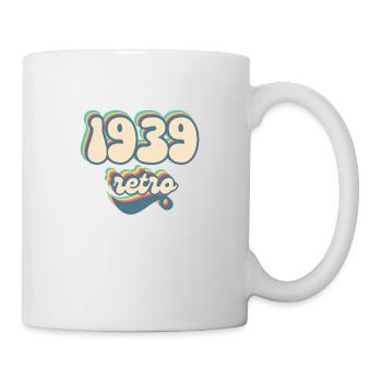 1939 Retro Gift Idea - Mug - white - Right