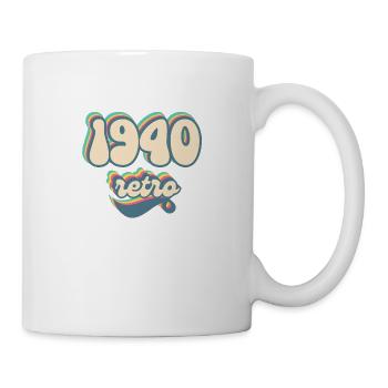 Retro-Geschenkidee aus den 1940er Jahren - Tasse - Weiß - Rechts