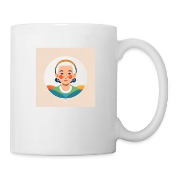 Regenbogen Oma - Tasse - Weiß - Rechts