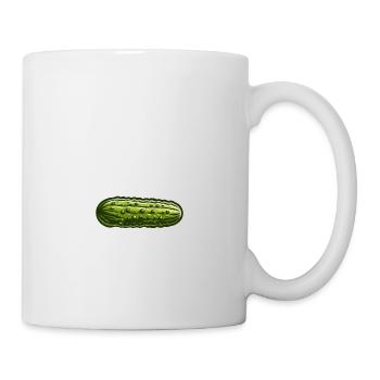 I Love Jesus & Pickles Pickle Vegan Cucumber - Tasse - Weiß - Rechts