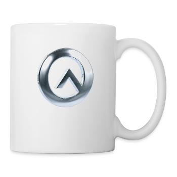 Metallic chrome A Look, Simple Elegance - Mug - white - Right