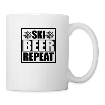 Skiing Ski motif for skiers Skiers - Mug - white - Right