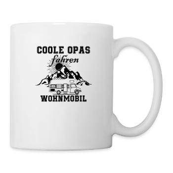 Camping Wohnmobil Wohnwagen lustiger Spruch - Tasse - Weiß - Rechts