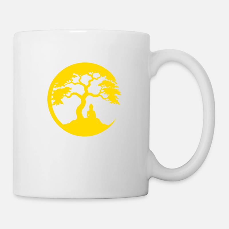Buddha, Zen Circle - Mug - white