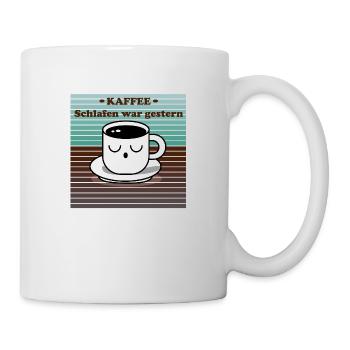 Conception de bouillon fatigué - Mug blanc - blanc - Droite