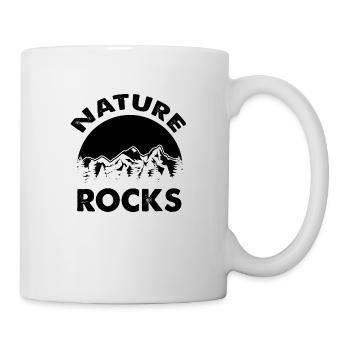 Wandern Hiking Sport Berge - Tasse - Weiß - Rechts