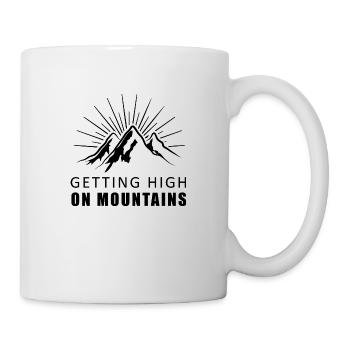 Wandern Hiking Sport Berge - Tasse - Weiß - Rechts