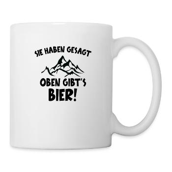Wandern Hiking Sport Berge - Tasse - Weiß - Rechts