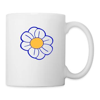 Marguerites blanches Fleurs Printemps Été Fleurs - Mug blanc - blanc - Droite