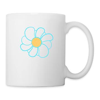 Marguerites blanches Fleurs Printemps Été Fleurs - Mug blanc - blanc - Droite