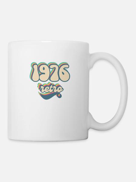 1976 Retro Geschenkidee - Tasse - Weiß