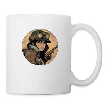 Aventure steampunk pour les explorateurs - Mug blanc - blanc - Droite