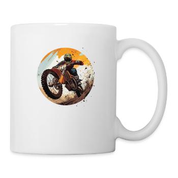 L’action ultime du motocross pour les aventuriers - Mug blanc - blanc - Droite