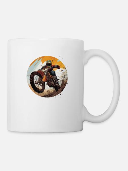 Ultimate motocross action for adventurers - Mug - white