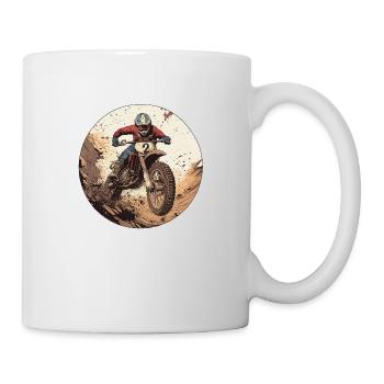 Motocross adventure for real adrenaline junkies - Mug - white - Right