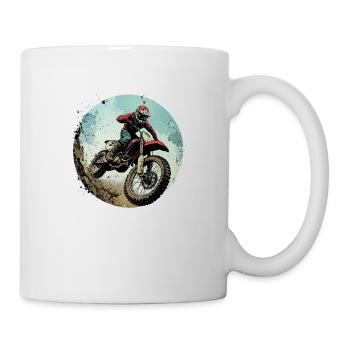 Motocross: adventure and adrenaline at the highest level - Mug - white - Right