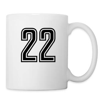 22 - Tasse - Weiß - Rechts