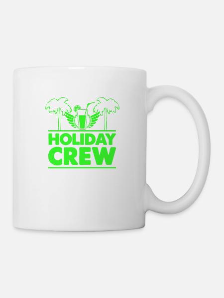 holiday crew - Tasse - Weiß