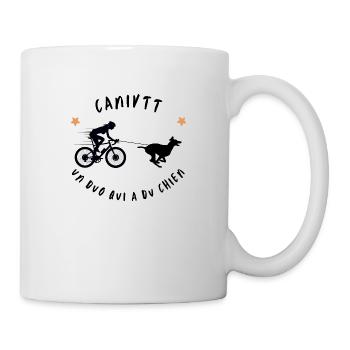 Canivtt femme Bikejoring Canibike Canivélo - Mug blanc - blanc - Droite