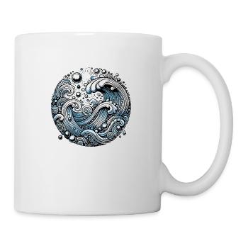 FEEL THE CALL Back Print - Tasse - Weiß - Rechts