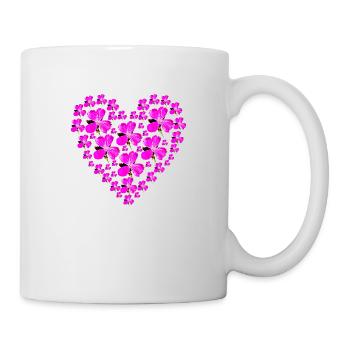 Heart of Carnations - Mug - white - Right