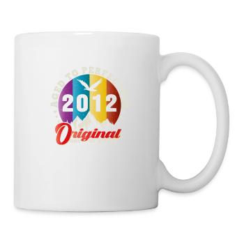 Perfektion 2012 - 12. Jubiläum, Original - Tasse - Weiß - Rechts