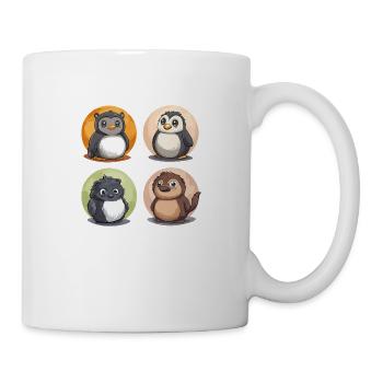 Süße Freunde: Tiercharme für Groß und Klein! - Tasse - Weiß - Rechts