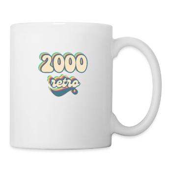 2000 Retro Geschenkidee - Tasse - Weiß - Rechts