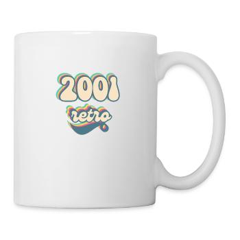 2001 Retro Geschenkidee - Tasse - Weiß - Rechts