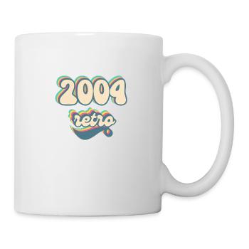 2004 Retro Geschenkidee - Tasse - Weiß - Rechts