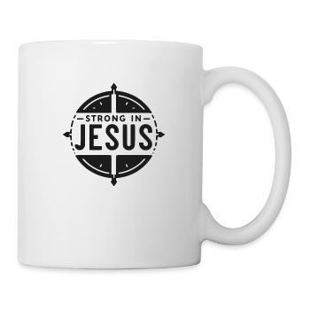 Stark in Jesus - Tasse - Weiß - Rechts