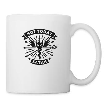 Not Today Satan - Mug - white - Right