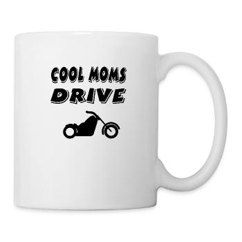 Motorrad - Tasse - Weiß - Rechts