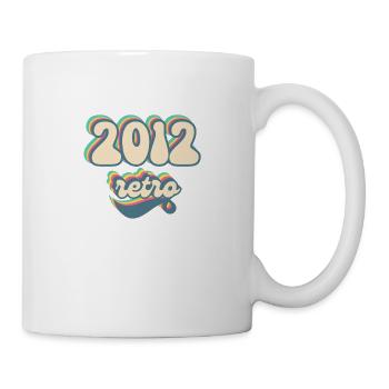 2012 Retro Geschenkidee - Tasse - Weiß - Rechts