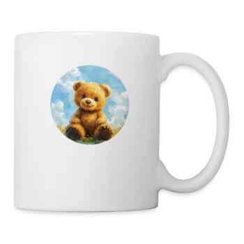 Ours câlin ensoleillé : un pur bonheur ! - Mug blanc - blanc - Droite