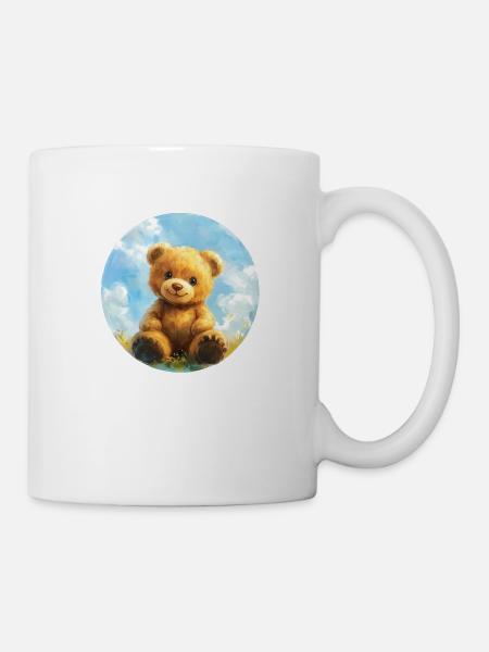 Sonniger Kuschelbär: Freude pur! - Tasse - Weiß