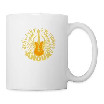 Anouk als Gitarre - Tasse - Weiß - Rechts